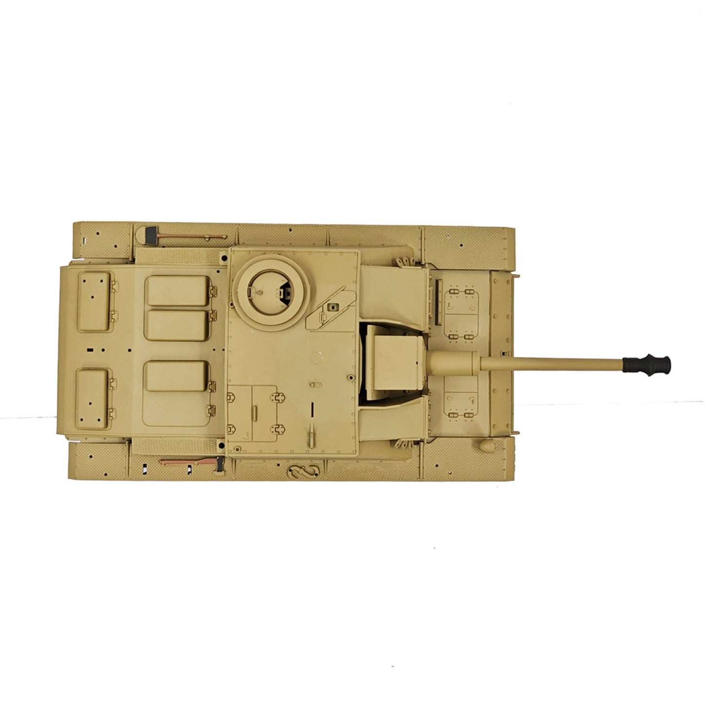 2.4G Henglong 1/16 7.0 Plastic German Stug III RTR RC Tank Model 3868 BB IR Steel Gearbox 1800MAH Battery Radio Sound Lights