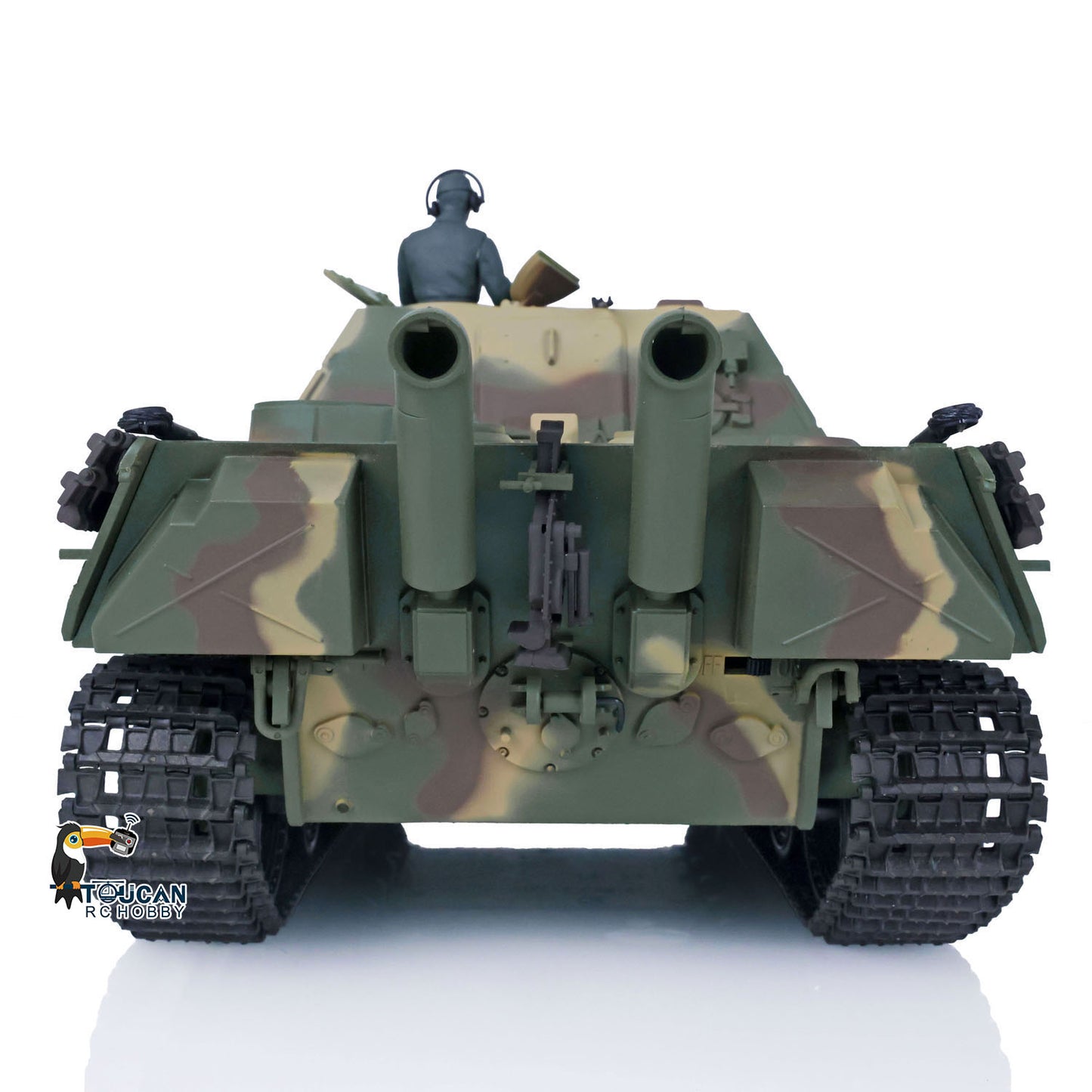 2.4G Henglong 1/16 Scale 7.0 Plastic Jadpanther RTR RC Tank Radio Control 3869 Infrared Combating System Metal Barrel BB Unit