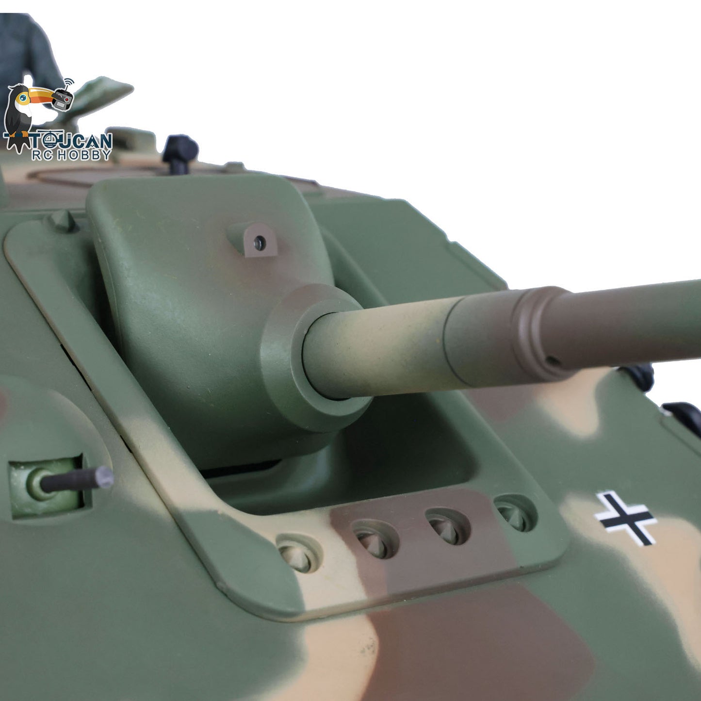 Henglong 1/16 7.0 Plastic Jadpanther FPV RTR RC Radio Control Tank 3869 Steel Gearbox Infrared Combating Smoking System BB