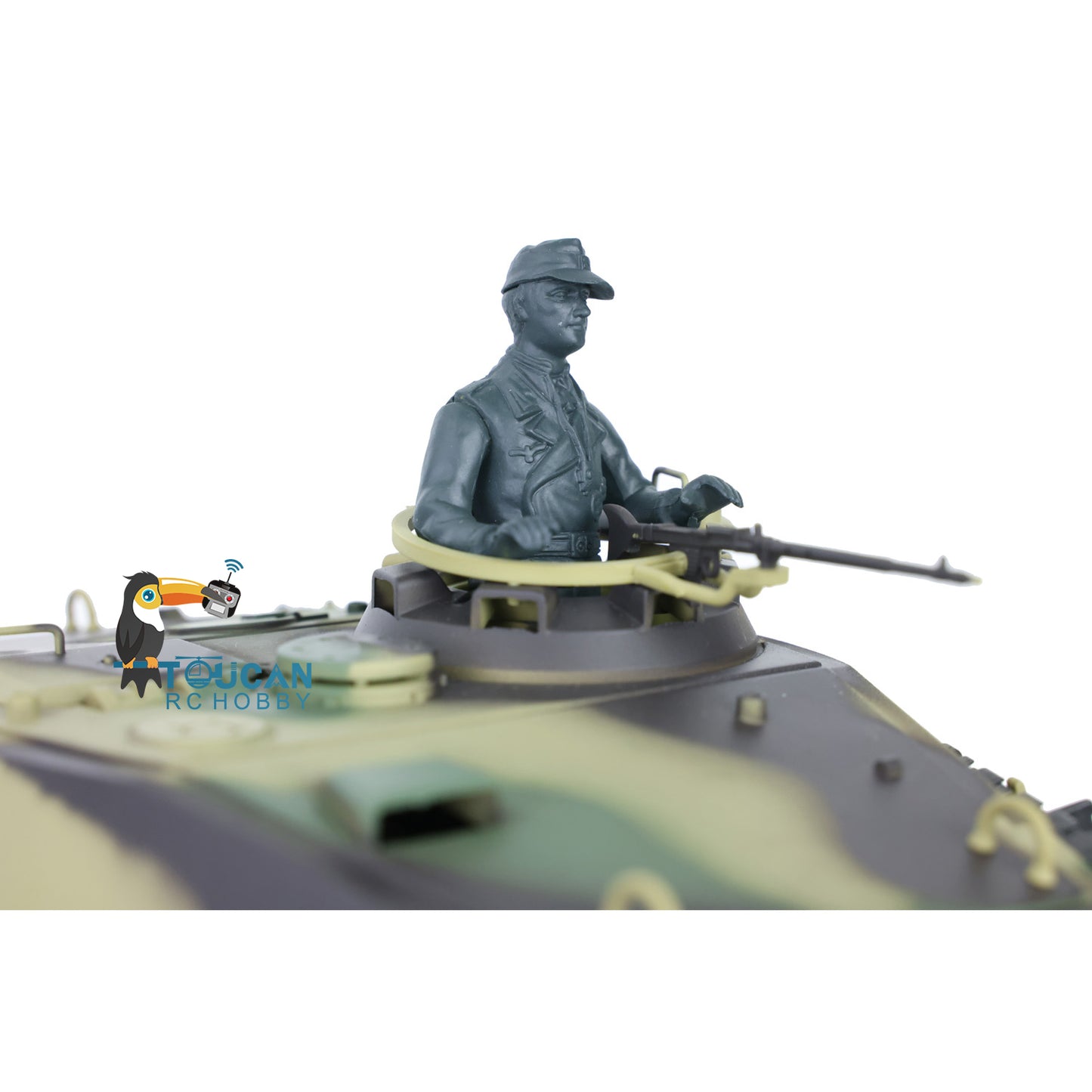 Henglong 1/16 7.0 Plastic 3888A German King Tiger RC Tank Sound Smoke 360 Degree Turret BB Infrared Combating System Option Barrel Recoil