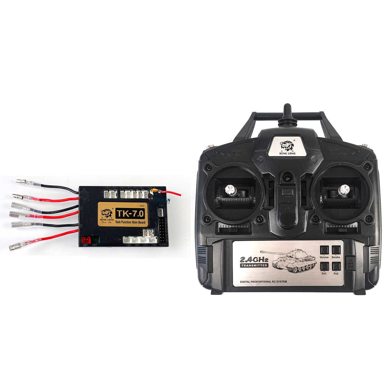 MOOKEENONE RC Tank 2.4G Version 5.3 Carte récepteur pour Henglong 1/16 RC 3818 Modèle de réservoir - Pièce de rechange pour pièce de réparation MOOKEENONE RC Tank 2.4G Version 5.3 Carte récepteur pour Henglong 1/16 RC 3818 Modèle de réservoir - Pièce de rechange pour pièce de réparation