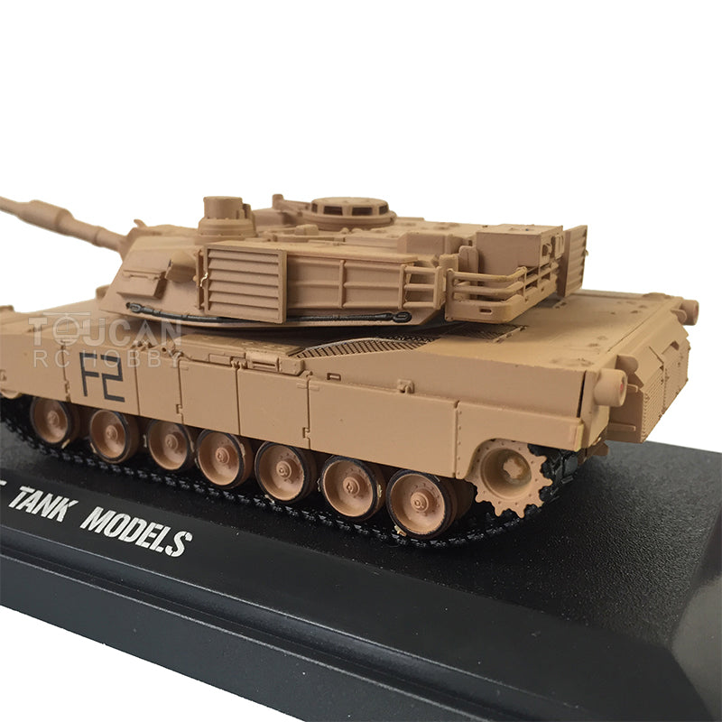 Henglong 1/72 Scale Plastic U.S. Abrams M1A2 Tank 3918 Static Model Without RC System Ornament Collection Model for Display