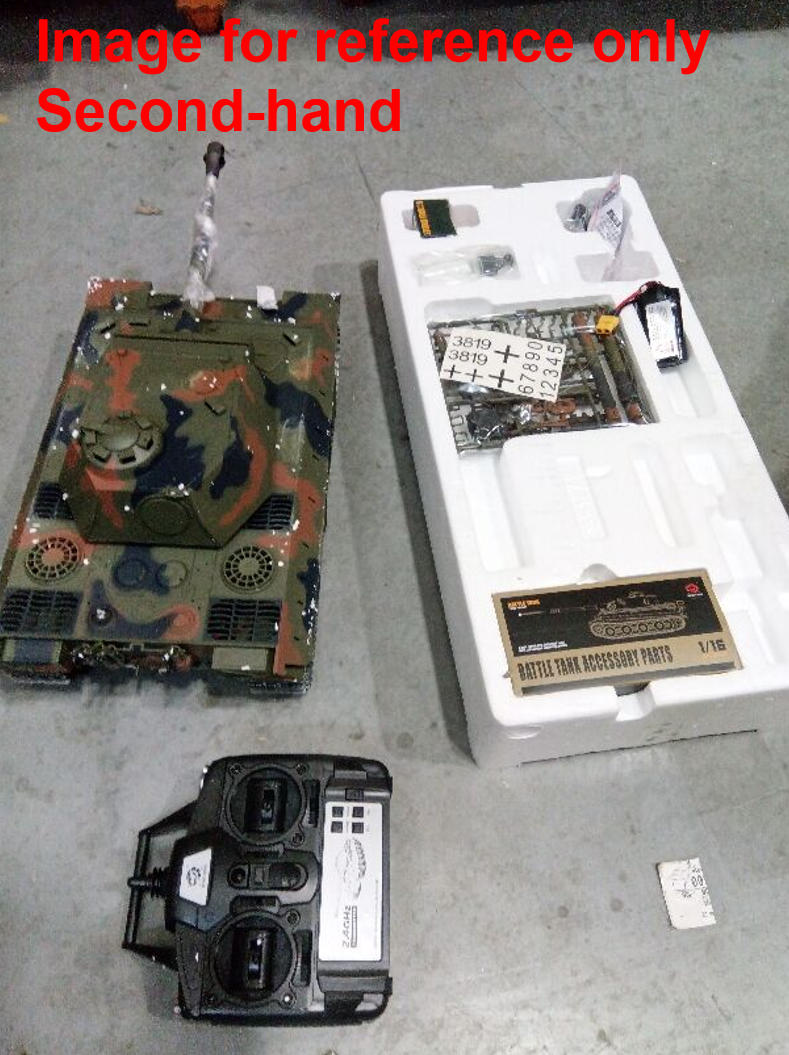 Fast Free Shipping Second Hand US Stock Henglong 1/16 Scale 7.0 Upgraded Metal Version German Panther V RTR RC Tank 3819