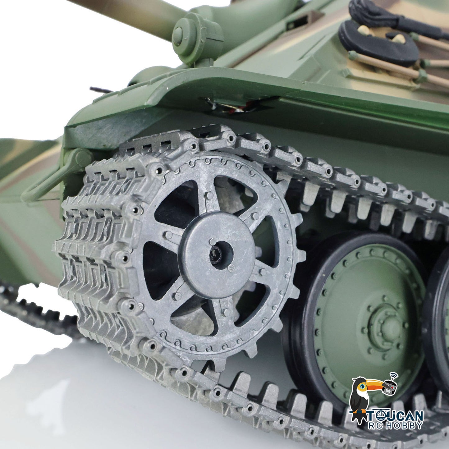 Henglong 1/16 7.0 Upgraded Jadpanther FPV RTR Remote Control RC Tank 3869 Metal Tracks Infrared Combating System BB Unit
