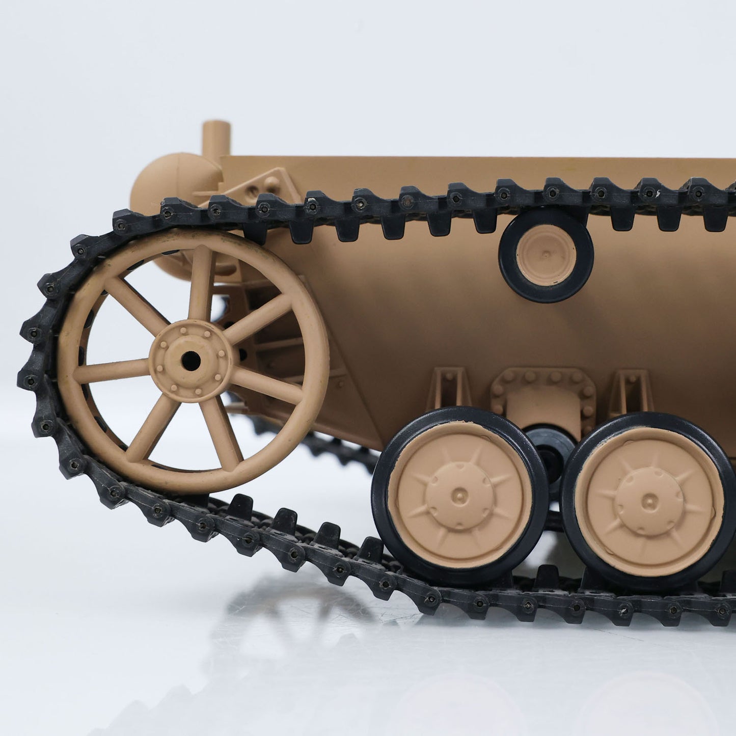 Plastic Sprockets Road Wheels Idlers Accessories Pack Decal Assembled Chassis For HL 1/16 3858 RC Tank Vehicle DIY Model