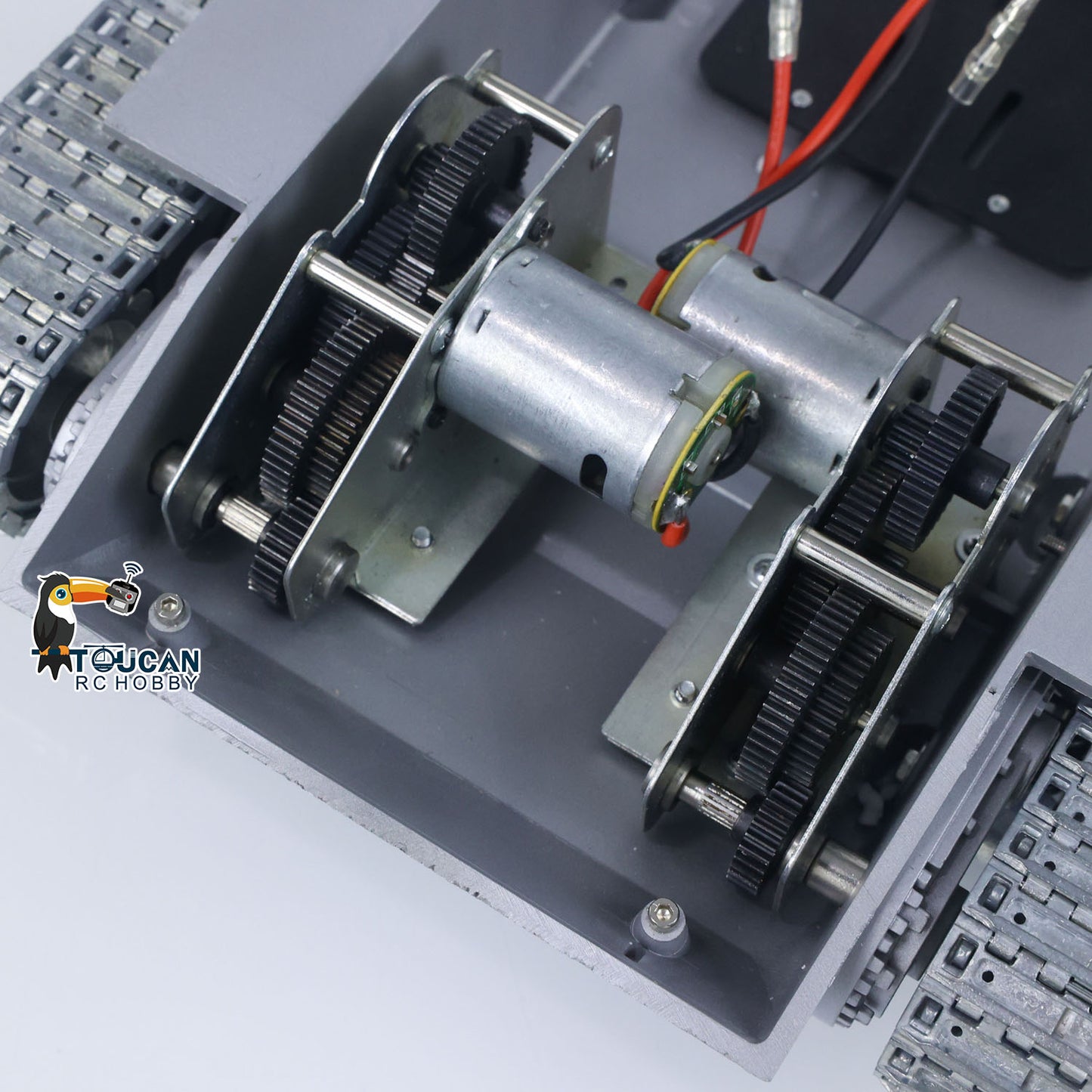 Metal Chassis with Driving Gearbox Sprockets Idlers Road wheels for Heng Long 1/16 Remote Control Tank Merkava IV 3958 Model