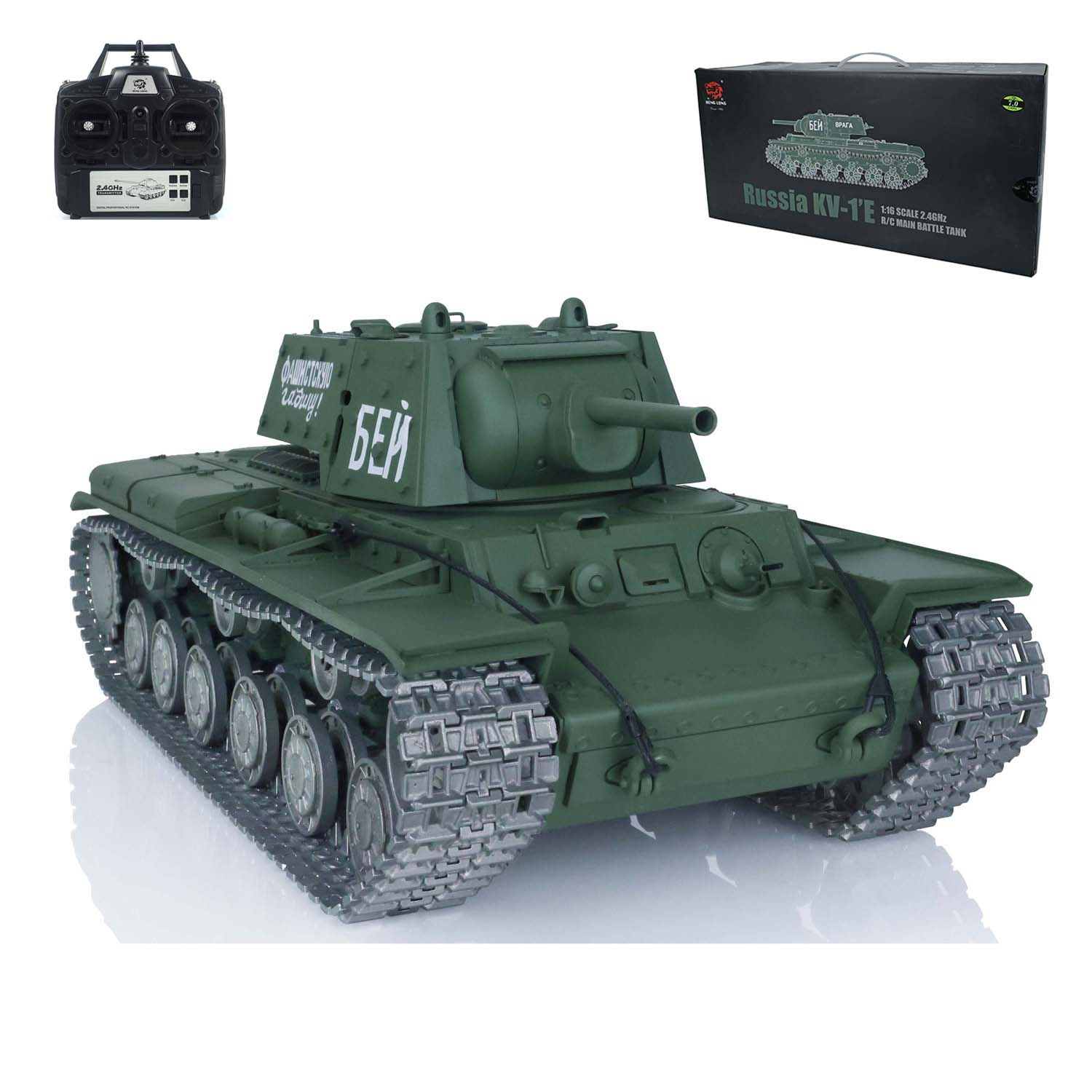 Heng Long TK7.0 1/16 T72 3939 Soviet Union KV-1 3878 RC Tank FPV