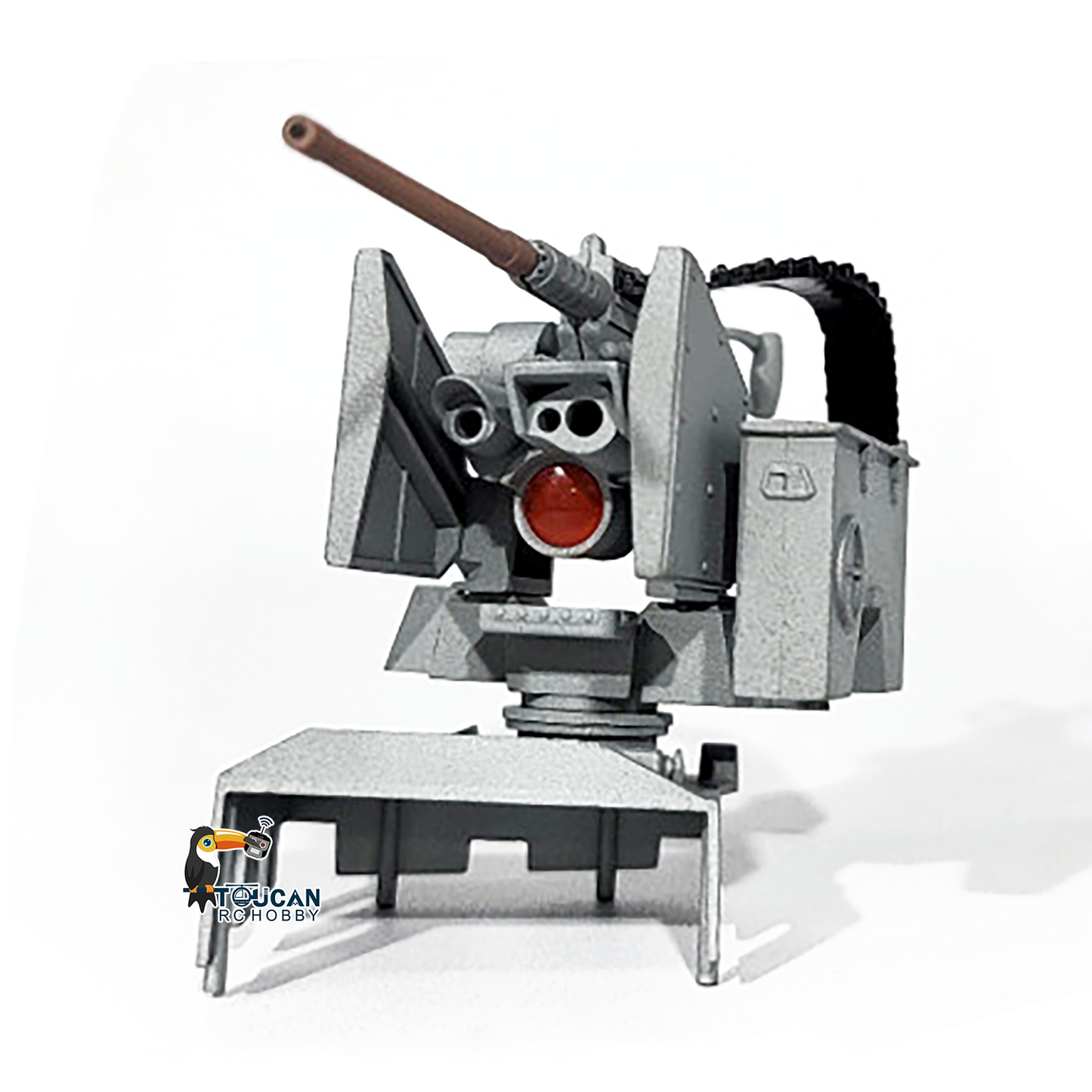 US Warehouse RC Tank Metal Weapon Station for 1/16 Abrams M1A2 Remote Control Tracked Cars DIY Armored Vehicles