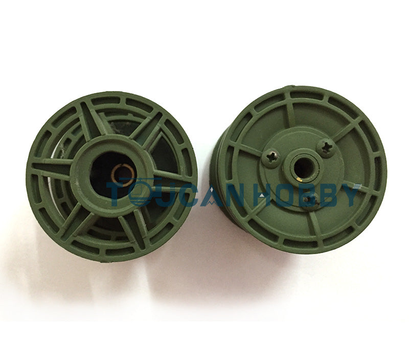 Henglong 1Pair Plastic Idlers Wheels for 1/16 Scale 3888 German King Tiger Porsche RC Tank Spare Replacement Accessory