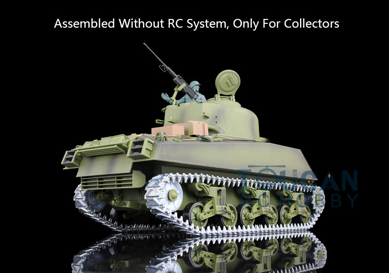 Henglong 1/16 Metal 3848 3858 3859 3898 Panzer IV F F2 £ë L M4A3 Static Tank Display Ornament Model Without Electronic System