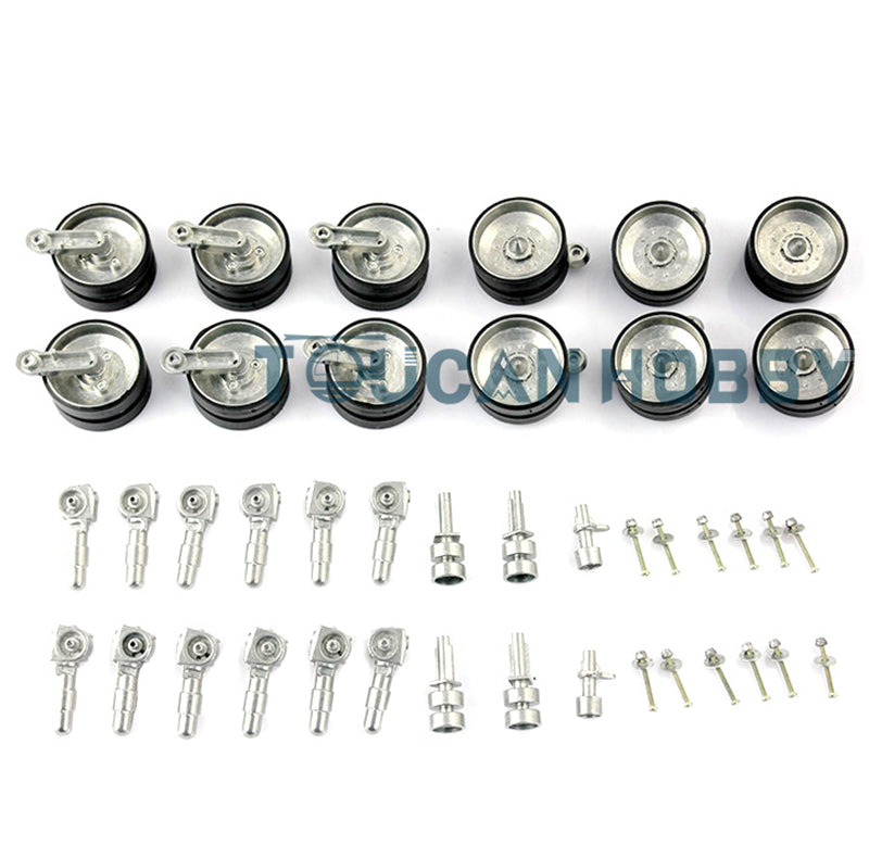 Henglong 1/16 Scale British Challenger II RC Tank 3908 Metal Road Wheels