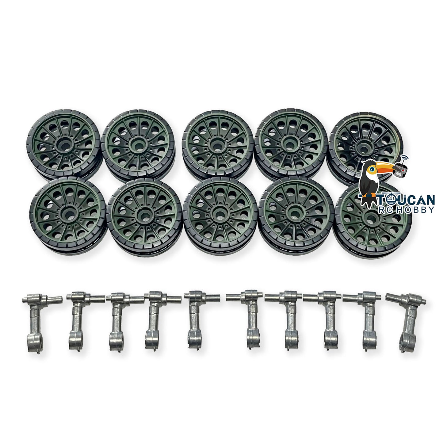 Henglong 1/16 Scale Soviet T34-85 RC Tank 3909 Plastic Road Wheels Spare Parts