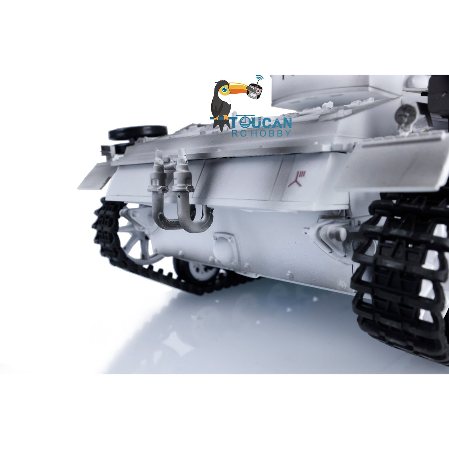 2.4G Henglong 1/16 Snow 7.0 Plastic German Panzer III H RTR RC Tank Model 3849 Metal Barrel Radio Control Vehicle Infrared Combating System