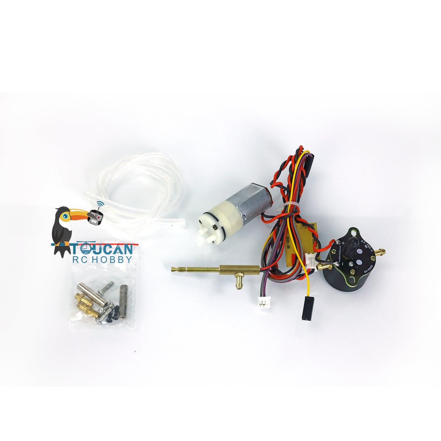 Metal Machine Gun Sets With Smoke Generator Tube Module for Upgrade Heng Long 1/16 7.0 Main Board RC Tank Remote Control Model Parts