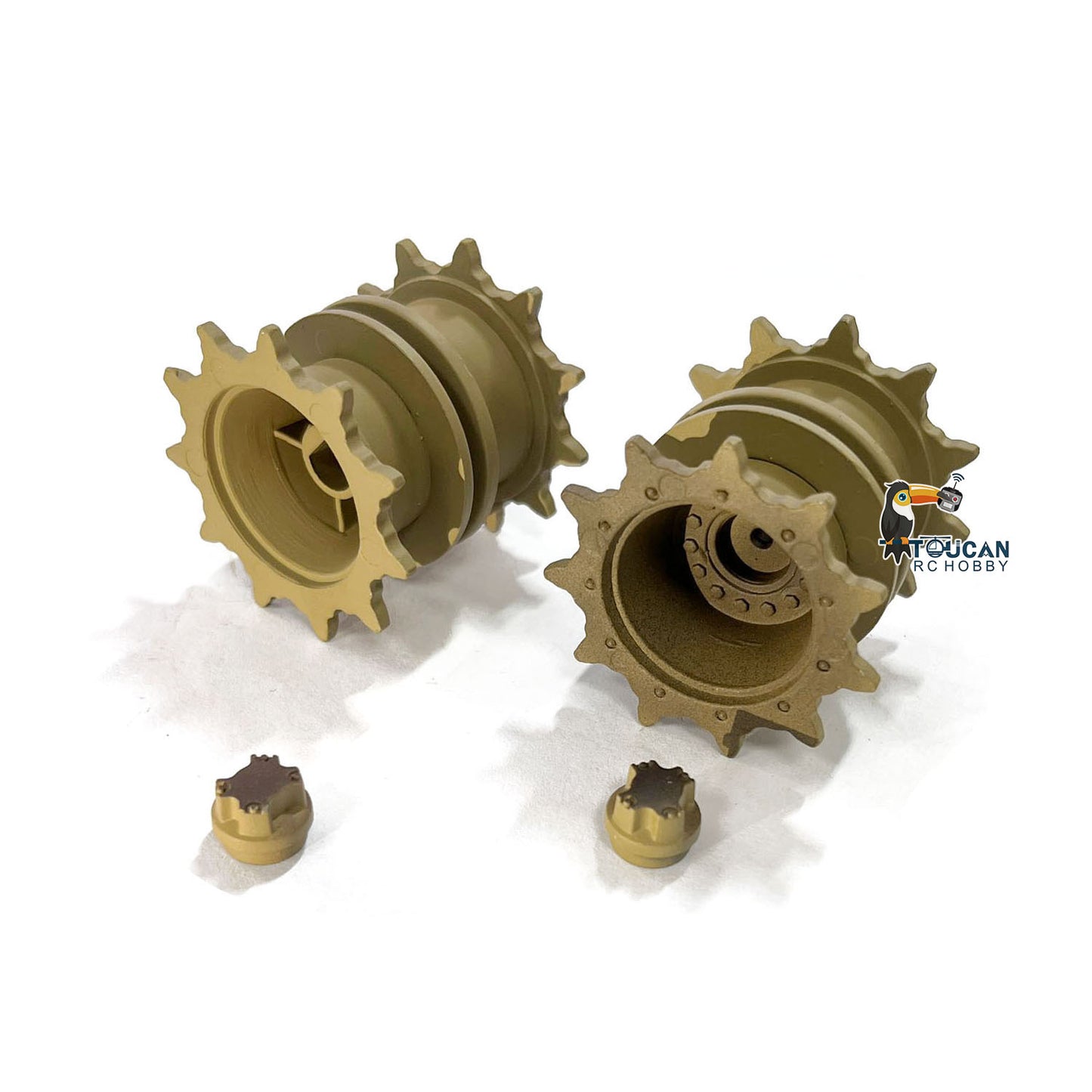 Henglong Metal Sprockets Spare Part for 1/16 Scale USA M1A2 Abrams RC Tank 3918 Remote Controlled Armored Vehicle