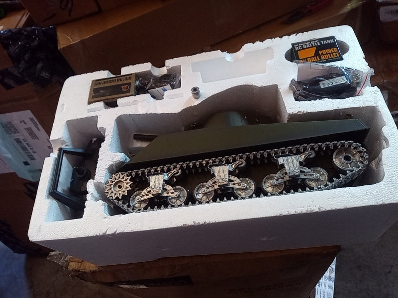 Second Hand US Stock Henglong 1/16 7.0 Customized M26 Pershing RTR RC Tank 3838 Metal Tracks Wheels
