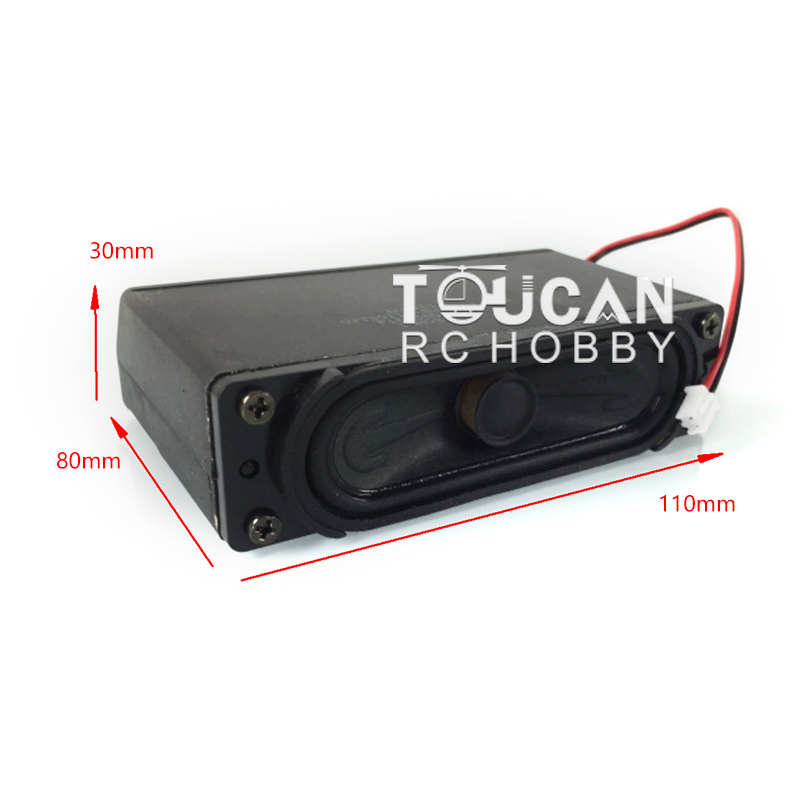 Panasonic Speaker Voice Box Loudspeaker Spare DIY Part for 1/16 1/14 Scale RC Radio Control Tank Truck Crawler Car Model