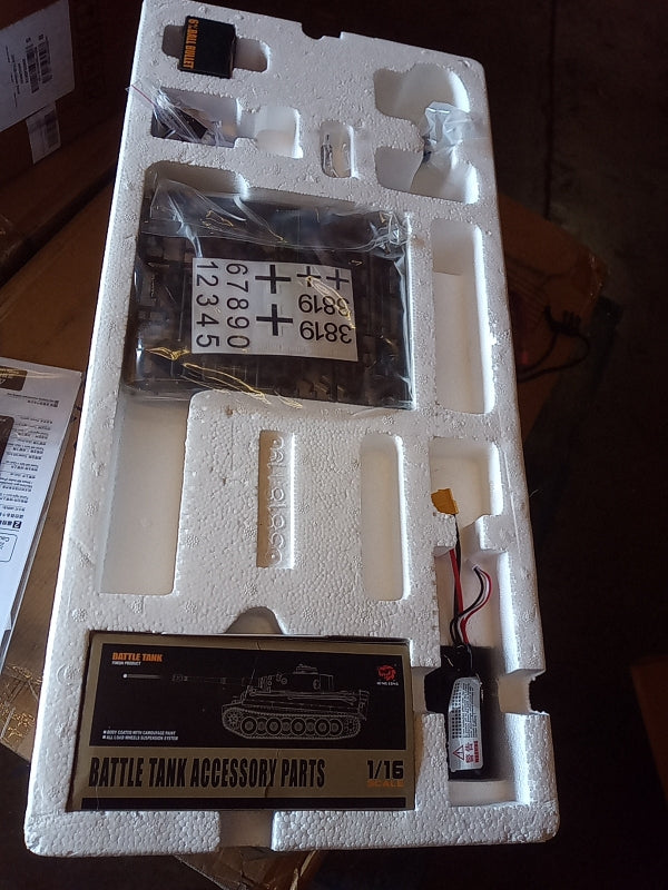 Second Hand US STOCK Henglong 1/16 7.0 Customized Ver Panther RTR RC Tank 3819 Metal Tracks Wheels