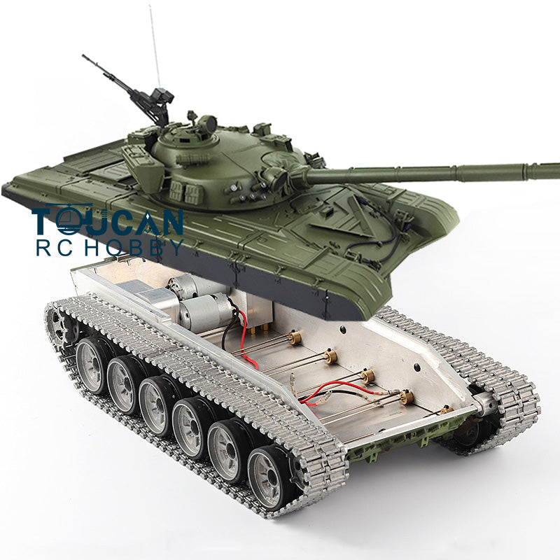 IN STOCK Henglong 1/16 T72 Tank 3939 Metal Chassis Tracks Wheel Plastic Upper Hull 360Degrees Turret BB Shooting Infrared Combating
