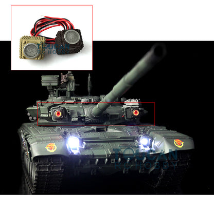 Henglong 1/16 6.0 3938 Model Russia T90 RC Tank Part Red Black Eyes Upgraded
