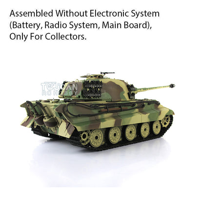 1/16 Henglong Plastic 3888A German King Tiger Henschel Static Tank Ornament Collection Display Model Without Electronic System