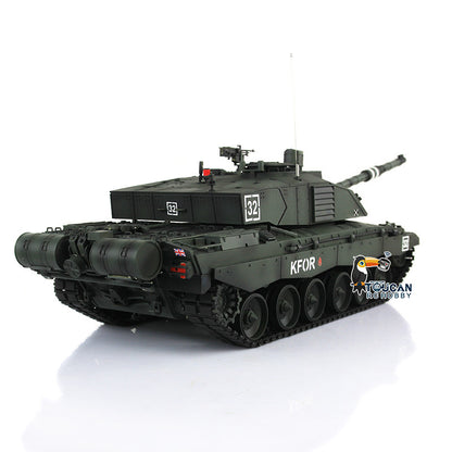 Henglong 1/16 TK7.0 Customize 3908 Challenger II RTR RC Tank with FPV 360 Degrees Turret IR BB Smoke