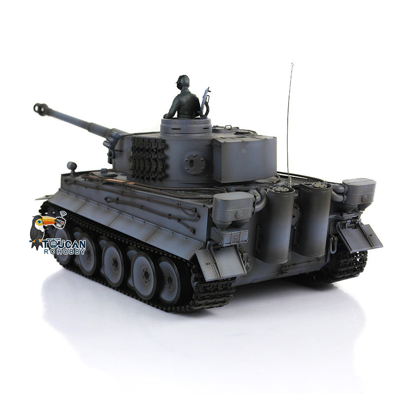 HengLong Factory 1/16 3818 Tiger 1 Radio Control Military Vehicle Full Metal Sprockets Idlers Chassis Plastic Hull RTR RC Tank Y