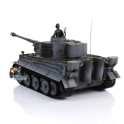 HengLong Factory 1/16 3818 Tiger 1 Radio Control Military Vehicle Full Metal Sprockets Idlers Chassis Plastic Hull RTR RC Tank Y