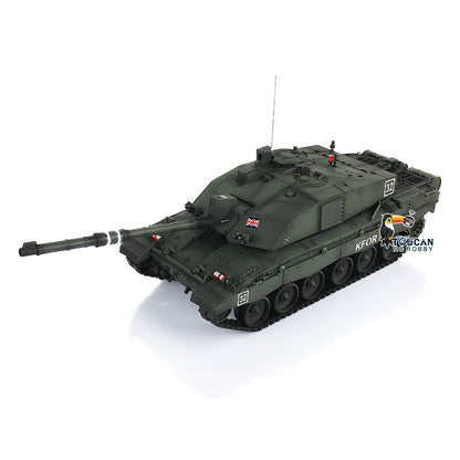 Henglong 1/16 TK7.0 Customize 3908 Challenger II RTR RC Tank with FPV 360 Degrees Turret IR BB Smoke Metal Tracks Road Drive Idler Wheels