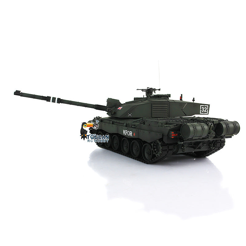 Henglong 1/16 TK7.0 Customize 3908 Challenger II RTR RC Tank with 360 Degrees Turret FPV Infrared Combat BB Unit