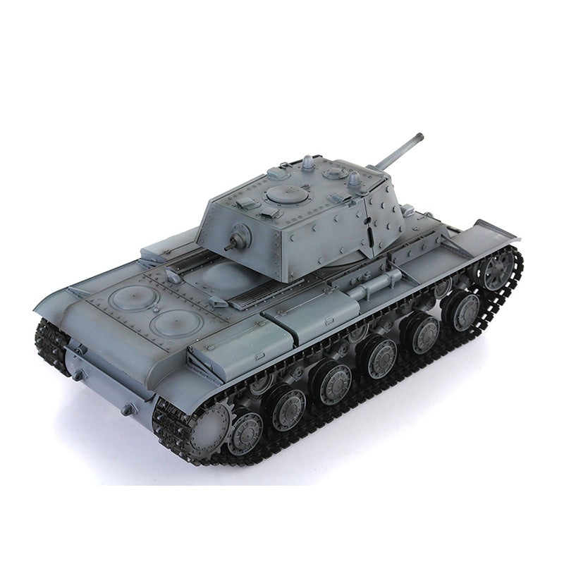 2.4G Henglong 1/16 7.0 Upgraded Soviet KV-1 3878 RTR RC Tank BB IR Light Sound Smoke 340 Degree Turret Metal Drive Idler Wheels Tracks Gearbox