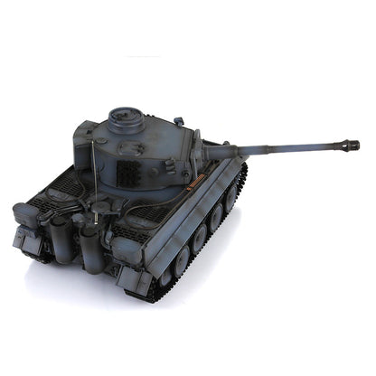 Henglong 1/16 7.0 Tiger I 3818 RTR RC Tank Barrel Recoil 360 Degree Turret BB IR Smoke Sounds Lights Metal Tracks Drive Road Idler Wheels