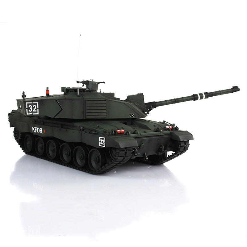 2.4G Henglong 1/16 Scale 7.0 Plastic 3908 Challenger II RTR RC Tank BB Infrared Combating 1800mah battery Armored Vehicle Model