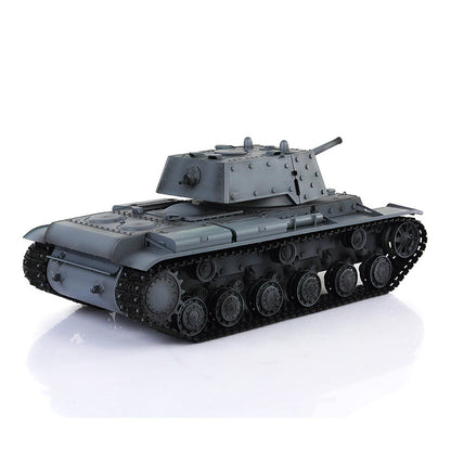 2.4G Henglong 1/16 7.0 Upgraded Soviet KV-1 3878 RTR RC Tank BB IR Light Sound Smoke 340 Degree Turret Metal Drive Idler Wheels Tracks Gearbox