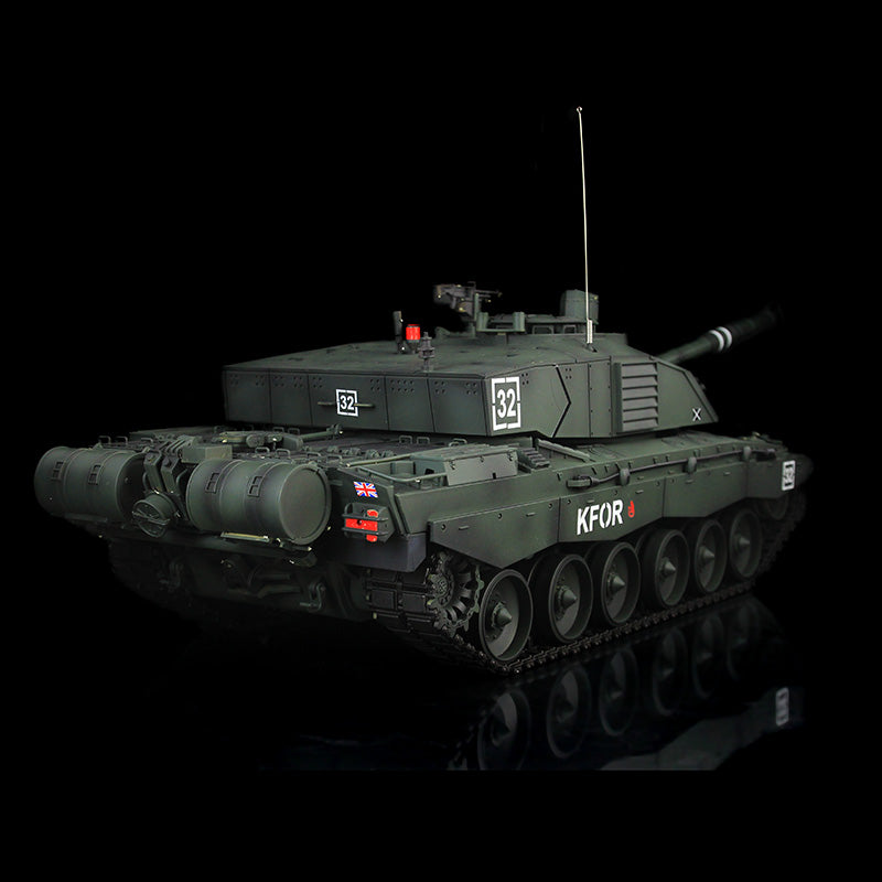 2.4G Henglong 1/16 Scale 7.0 Plastic 3908 Challenger II RTR RC Tank BB Infrared Combating 1800mah battery Armored Vehicle Model