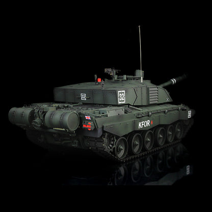 2.4G Henglong 1/16 Scale 7.0 Plastic 3908 Challenger II RTR RC Tank BB Infrared Combating 1800mah battery Armored Vehicle Model