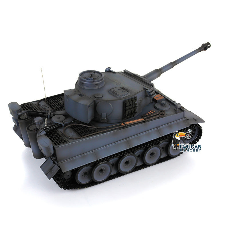 Henglong 1/16 TK7.0 German Tiger I RTR RC Tank 3818 with 360 Degrees Turret Barrel Recoil BB IR Smoke Metal Tracks Sprockets Idlers Road Wheels