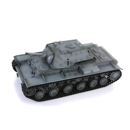 2.4G Henglong 1/16 7.0 Upgraded Soviet KV-1 3878 RTR RC Tank BB IR Light Sound Smoke 340 Degree Turret Metal Drive Idler Wheels Tracks Gearbox