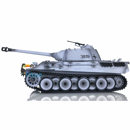 Henglong 1/16 Snow 7.0 Upgraded Metal Version German Panther V RTR RC Tank 3819 Metal Sprocket Wheels Infrared Combating System