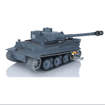 Henglong 1/16 TK7.0 Promotion 3818 Tiger I RTR RC Tank FPV 360 Degrees Turret Barrel Recoil Smoke BB IR Metal Tracks Sprockets Idlers Wheels