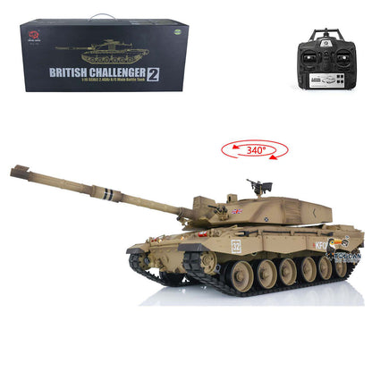 US Stock Henglong 1/16 TK7.0 Plastic Challenger II RTR RC Tank 3908 with BB Unit Infrared Comabt Smoke Sound Light System
