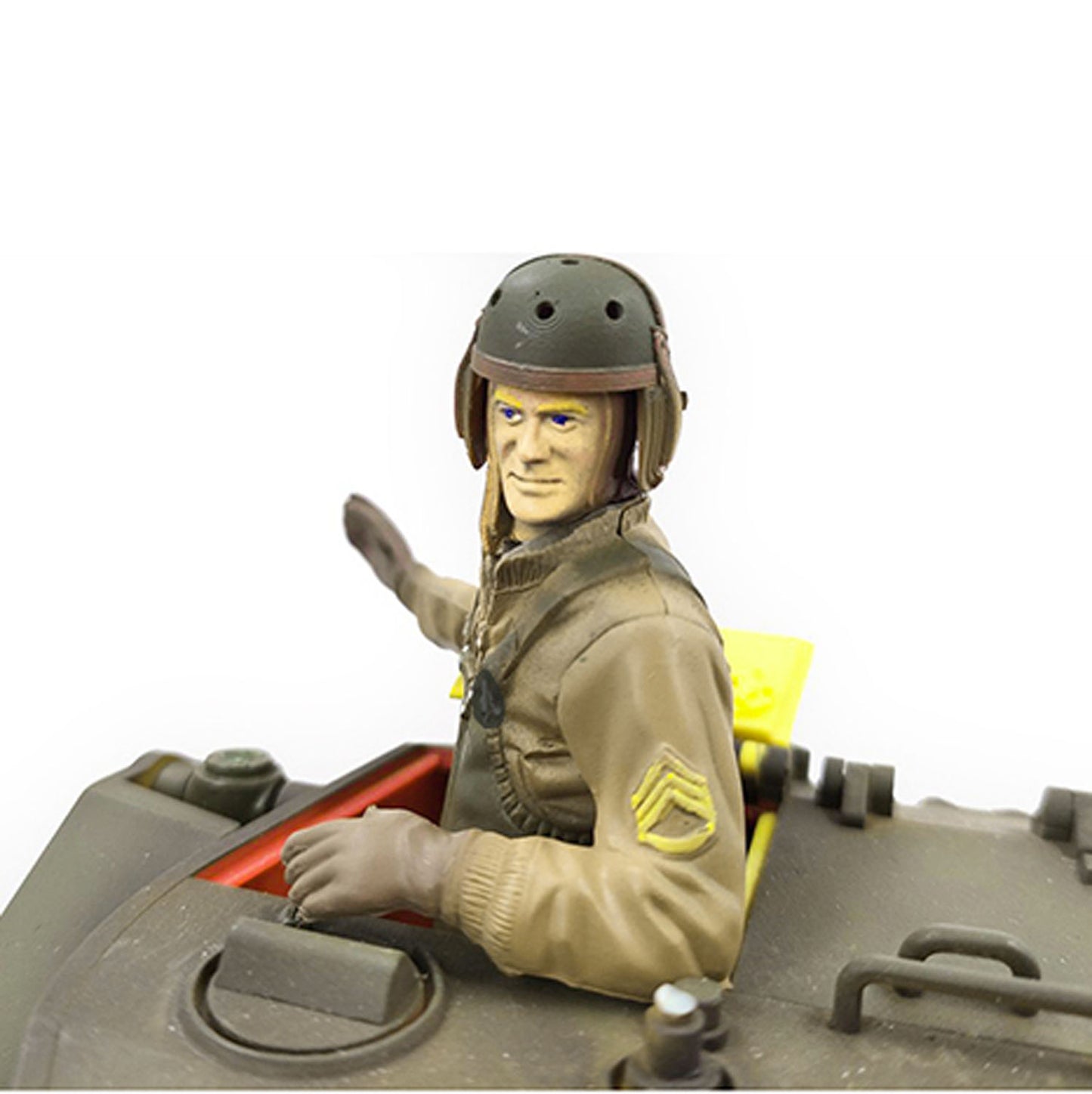 1/16 Soldier American German Russian Male Female Telescope Side Sitting Uniform For Remote Control Military Tank Model Parts
