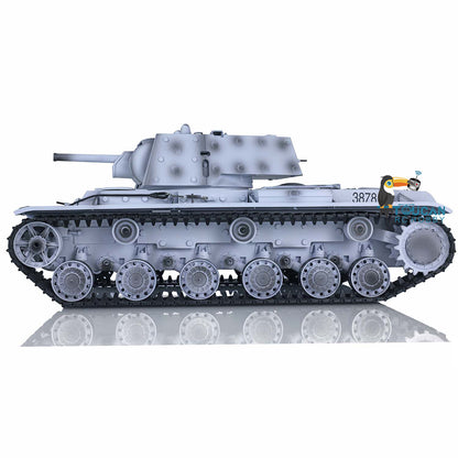 Henglong 1/16 7.0 Upgraded 2.4G Soviet KV-1 3878 RTR RC Tank Metal Drive Idler Wheels