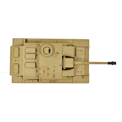 2.4G Henglong 1/16 7.0 Plastic German Stug III RTR RC Tank Model 3868 BB IR Steel Gearbox 1800MAH Battery Radio Sound Lights