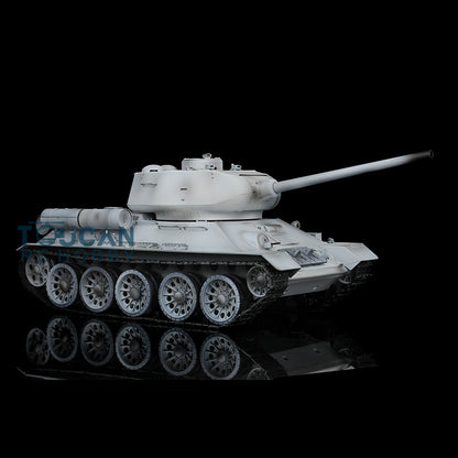 Henglong 1/16 Scale 7.0 Upgraded Soviet T34-85 3909 RTR RC Tank BB Infrared Combat Smoke Unit Metal Tracks Drive Idler Wheels