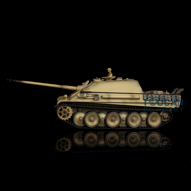 Henglong 1/16 7.0 Customized Jadpanther RTR RC Tank 3869 Metal Tracks Driving Wheels Suspension Infrared Combating Smoking System BB