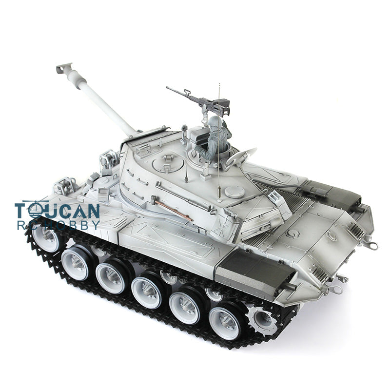 Henglong 1/16 Snow 7.0 Upgraded Walker Bulldog RTR RC Tank Remote Coontrol Military Vehicle 3839 Metal Tracks Infrared Combating System BB Unit