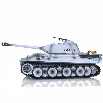 Henglong 1/16 Snow 7.0 Upgraded Metal Version German Panther V RTR RC Tank 3819 Metal Sprocket Wheels Infrared Combating System