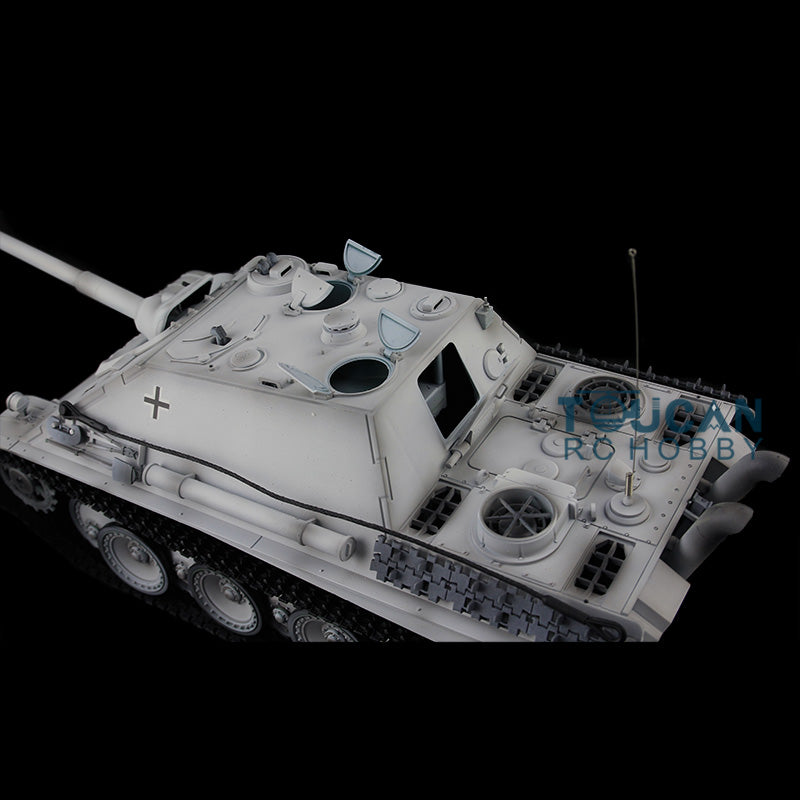 Henglong 1/16 7.0 Customized Jadpanther RTR RC Tank 3869 Metal Tracks Driving Wheels Suspension Infrared Combating Smoking System BB