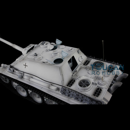 Henglong 1/16 7.0 Customized Jadpanther RTR RC Tank 3869 Metal Tracks Driving Wheels Suspension Infrared Combating Smoking System BB